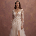 Spring Lace Wedding Dresses with Delicate Blossom Designs