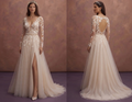 Spring Lace Wedding Dresses with Delicate Blossom Designs