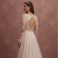 Spring Lace Wedding Dresses with Delicate Blossom Designs