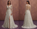 Spring Wedding Dresses with Floral Lace Details