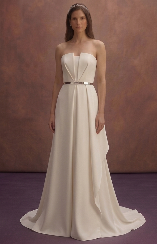 Strapless Wedding Dresses with Modern Sophistication