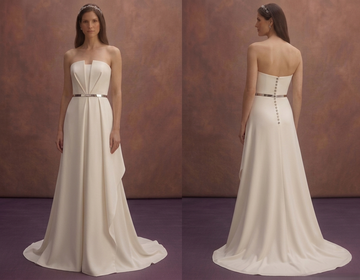 Strapless Wedding Dresses with Modern Sophistication