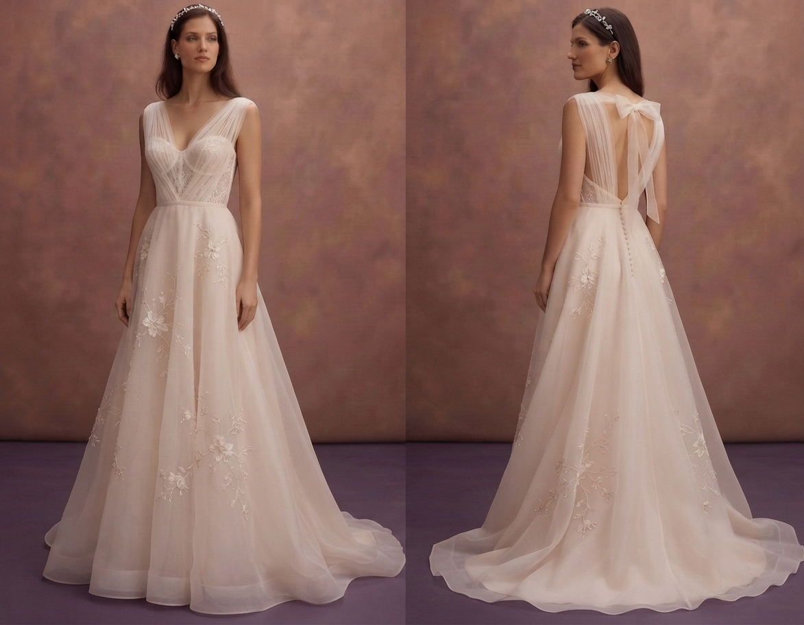 Summer Organza Wedding Dresses with Breathable Elegance