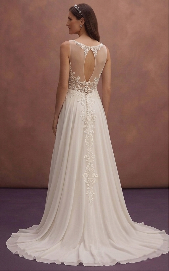 Summer Wedding Dresses in Lightweight Chiffon