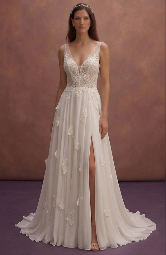 Summer Wedding Dresses in Lightweight Chiffon