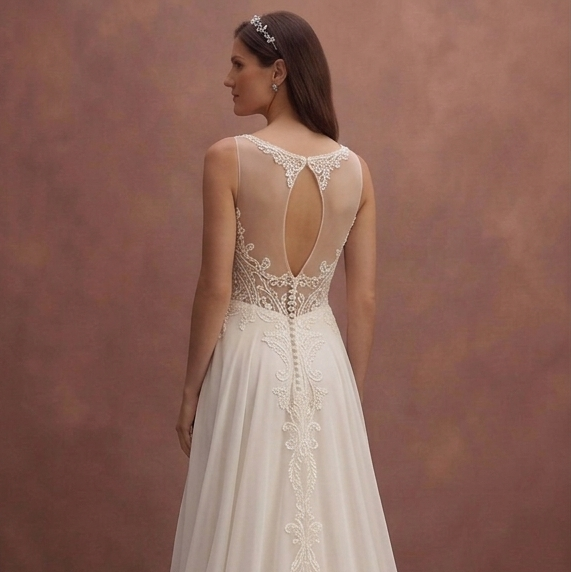 Summer Wedding Dresses in Lightweight Chiffon