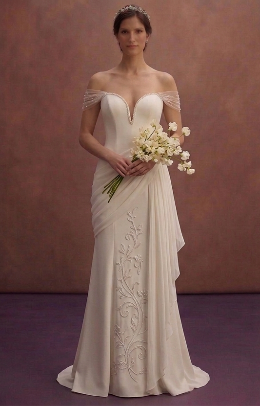 Sweetheart Neckline Wedding Dresses with Feminine Elegance