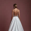 Tail Wedding Dress Royal Cathedral Long Train Satin Classic
