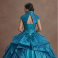 Teal Blue Quinceañera Dress Shimmering Silk 2026 Edition