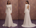 Timeless Crepe Wedding Dresses with Elegant Simplicity