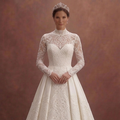 Timeless Luxury Wedding Dresses with Exquisite Lace Details