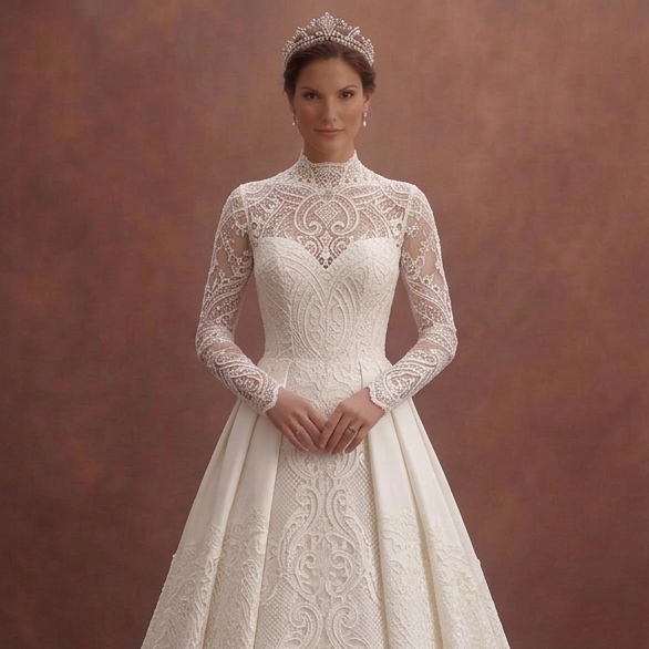 Timeless Luxury Wedding Dresses with Exquisite Lace Details