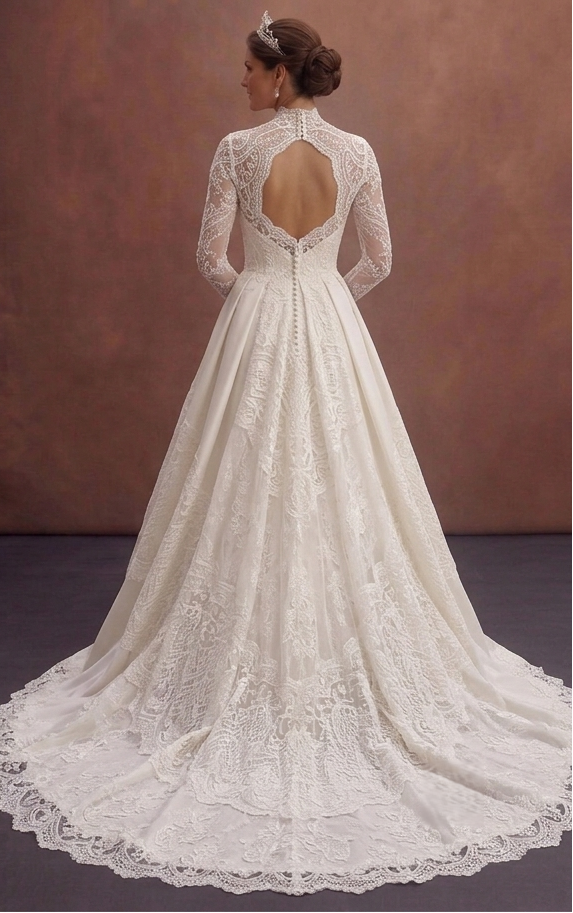 Timeless Luxury Wedding Dresses with Exquisite Lace Details