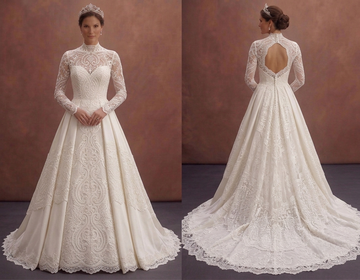 Timeless Luxury Wedding Dresses with Exquisite Lace Details