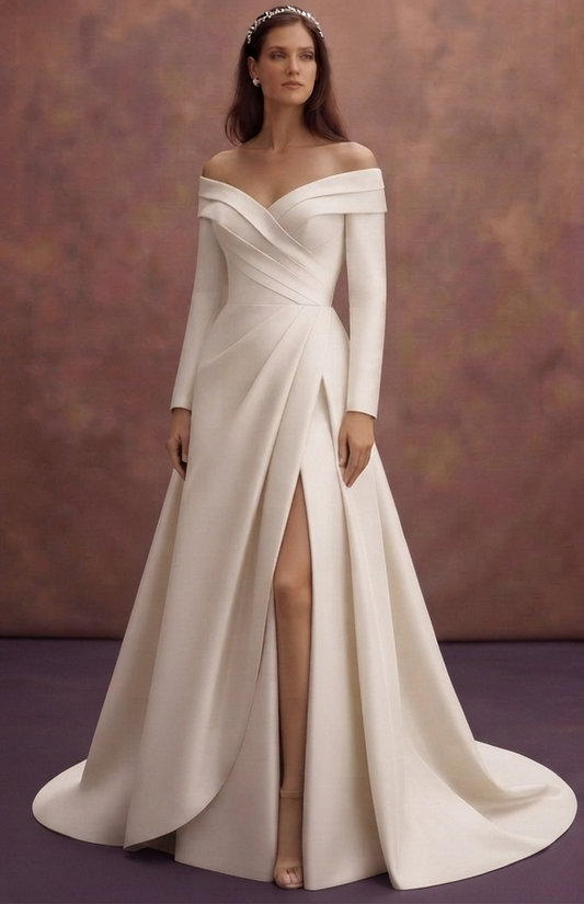 Timeless Wedding Dresses with Sophisticated Draping