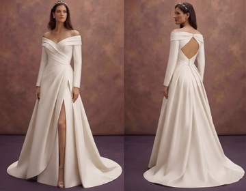 Timeless Wedding Dresses with Sophisticated Draping