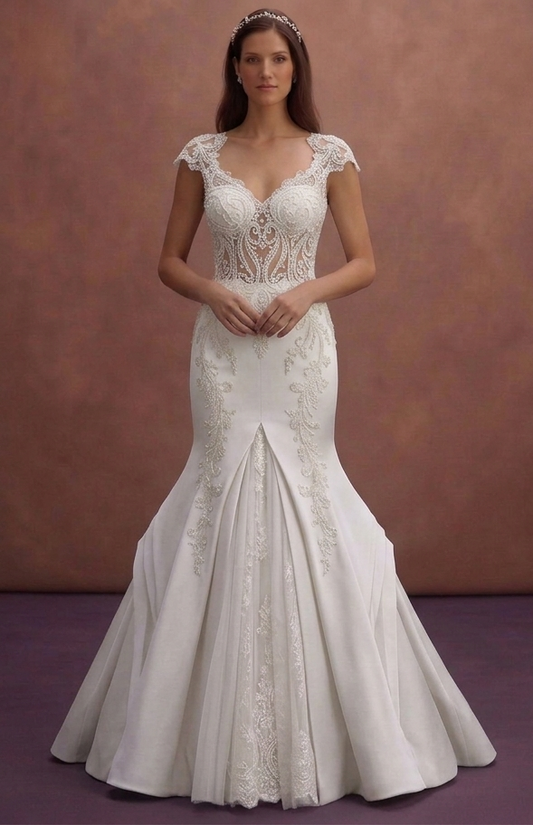 Trumpet Wedding Dresses with Sophisticated Shape