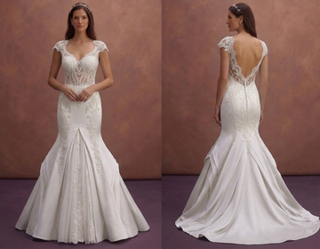 Trumpet Wedding Dresses with Sophisticated Shape