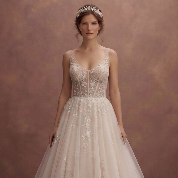Tulle Ball Gown Wedding Dresses with Fairytale Elegance