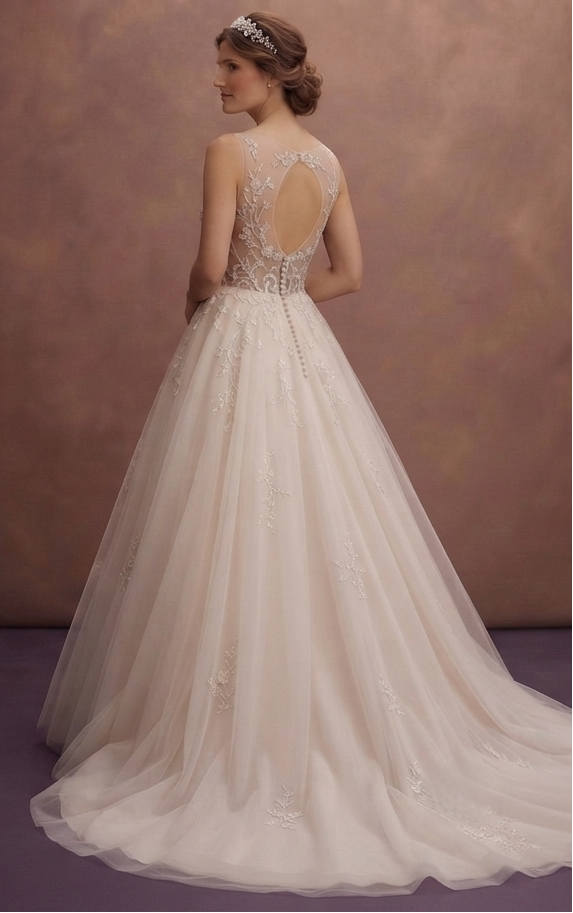 Tulle Ball Gown Wedding Dresses with Fairytale Elegance