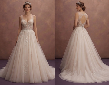 Tulle Ball Gown Wedding Dresses with Fairytale Elegance