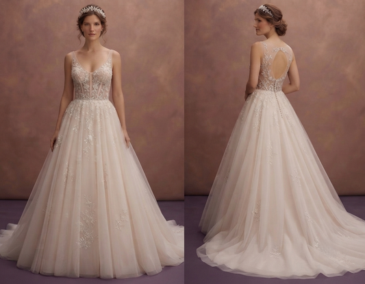 Tulle Ball Gown Wedding Dresses with Fairytale Elegance