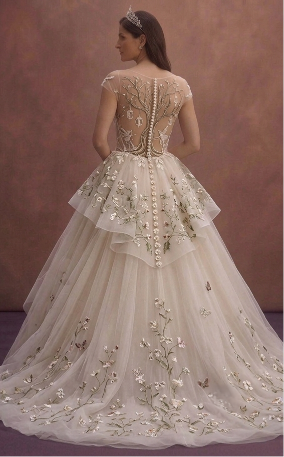 Tulle Princess Wedding Dresses with Fairytale Charm