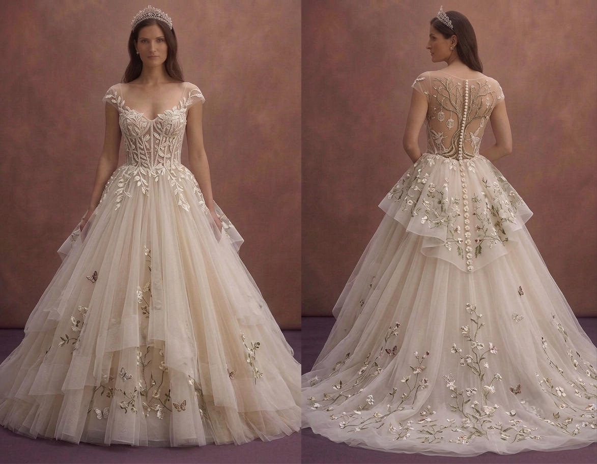 Tulle Princess Wedding Dresses with Fairytale Charm
