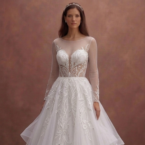 Tulle Wedding Dresses for Princess-Inspired Weddings