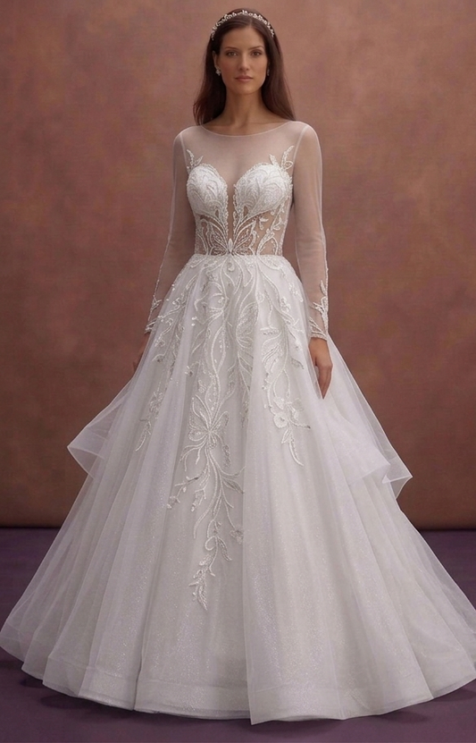 Tulle Wedding Dresses for Princess-Inspired Weddings