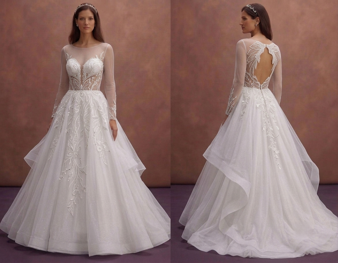 Tulle Wedding Dresses for Princess-Inspired Weddings