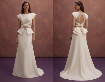 Two-Piece Wedding Dresses with Fashion-Forward Style