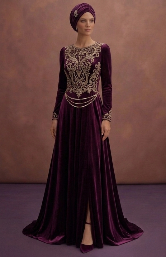 Velvet Muslim Prom Dresses – Rich & Luxe Evening Wear
