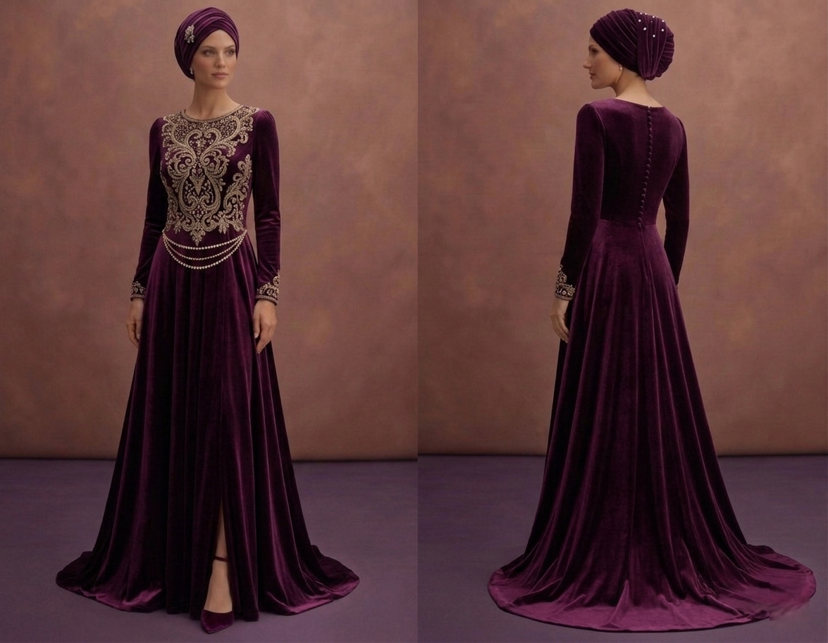 Velvet Muslim Prom Dresses – Rich & Luxe Evening Wear