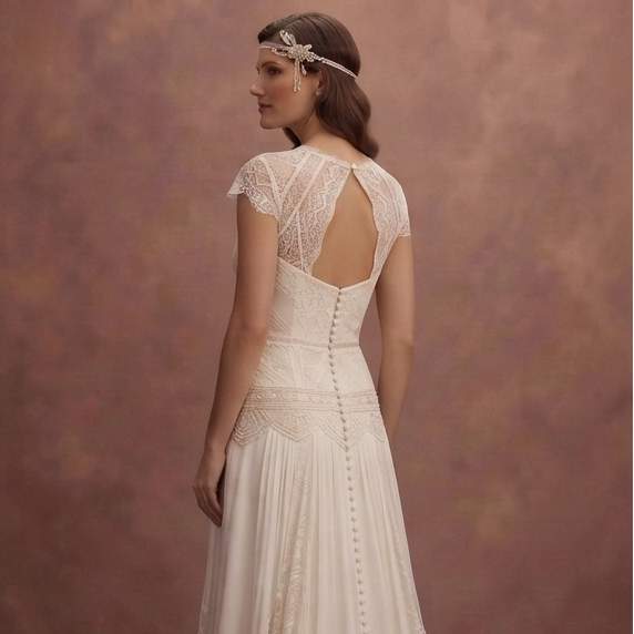 Vintage Inspired Wedding Dresses with Retro Lace