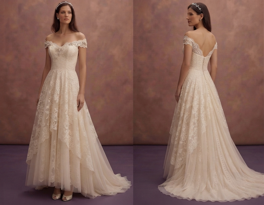 Vintage Lace Wedding Dresses with Timeless Romance