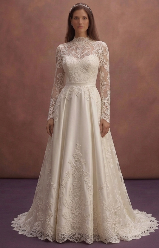 Vintage Wedding Dresses with Classic Lace Designs