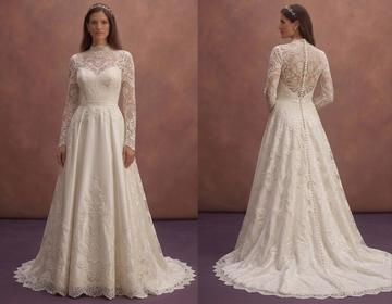 Vintage Wedding Dresses with Classic Lace Designs
