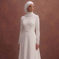 White Muslim Prom Dresses – Pure & Minimalist Styles