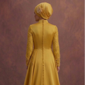 Yellow Luxury Modest Prom Dresses – Premium Muslim Styles