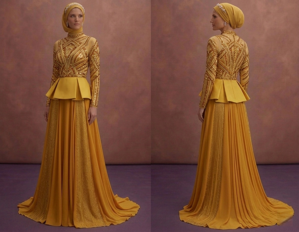 Yellow Trending Muslim Prom Dresses 2026 – Modest Fashion Picks