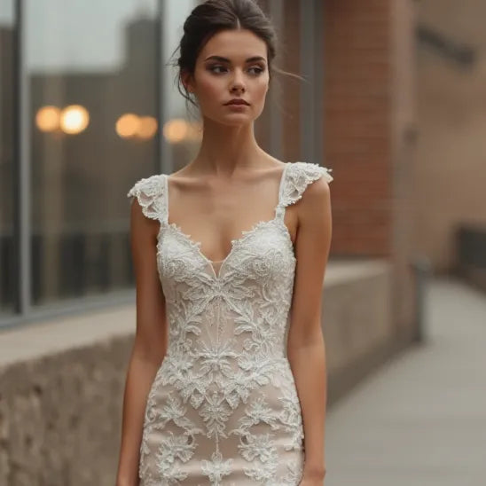 Classic Mermaid Wedding Dress for Brides Who Love Sophisticated Style