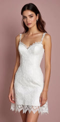 Short Wedding Dress with Timeless Style for Minimalist Brides