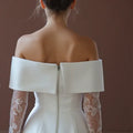 Mini Wedding Gown with a Sleek Fit for Trendy and Modern Brides
