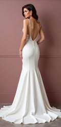 Classic Mermaid Wedding Dress with a Stunning and Romantic Silhouette