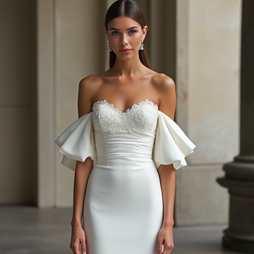 Classic Mermaid Wedding Dress for Elegant and Fashion-Forward Brides