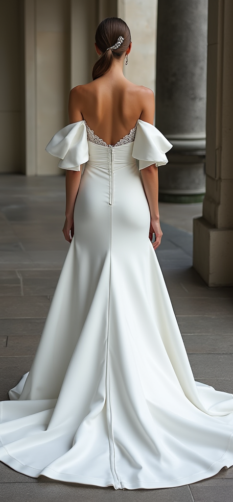 Classic Mermaid Wedding Dress for Elegant and Fashion-Forward Brides
