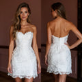 Mini Wedding Gown with Elegant Details for a Unique Wedding Style