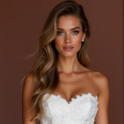 Mini Wedding Gown with Elegant Details for a Unique Wedding Style