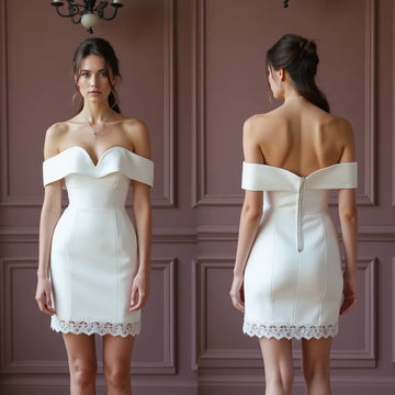 Mini Wedding Gown for Civil Weddings and City Hall Ceremonies
